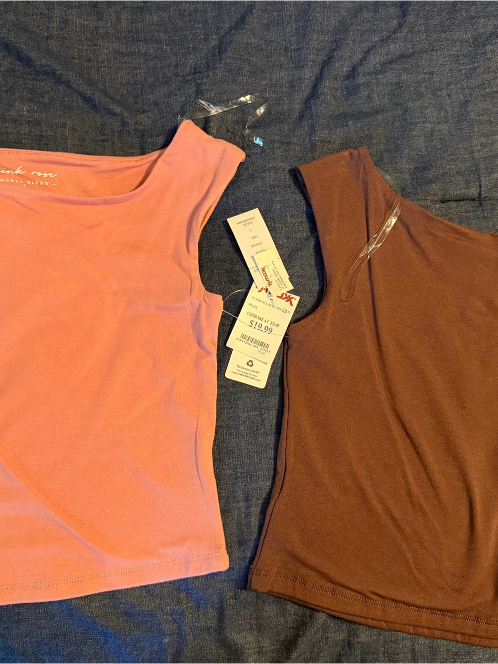 Pink Rose Women’s Sleeveless Tank Tops Set